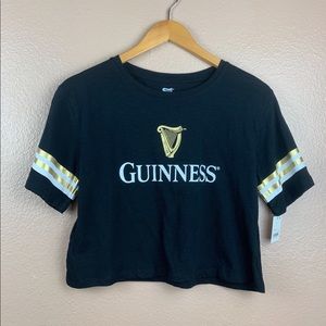 Guinness Crop Top T-shirt, Sz S